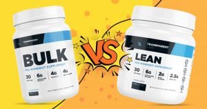 Transparent Labs Bulk Vs Lean