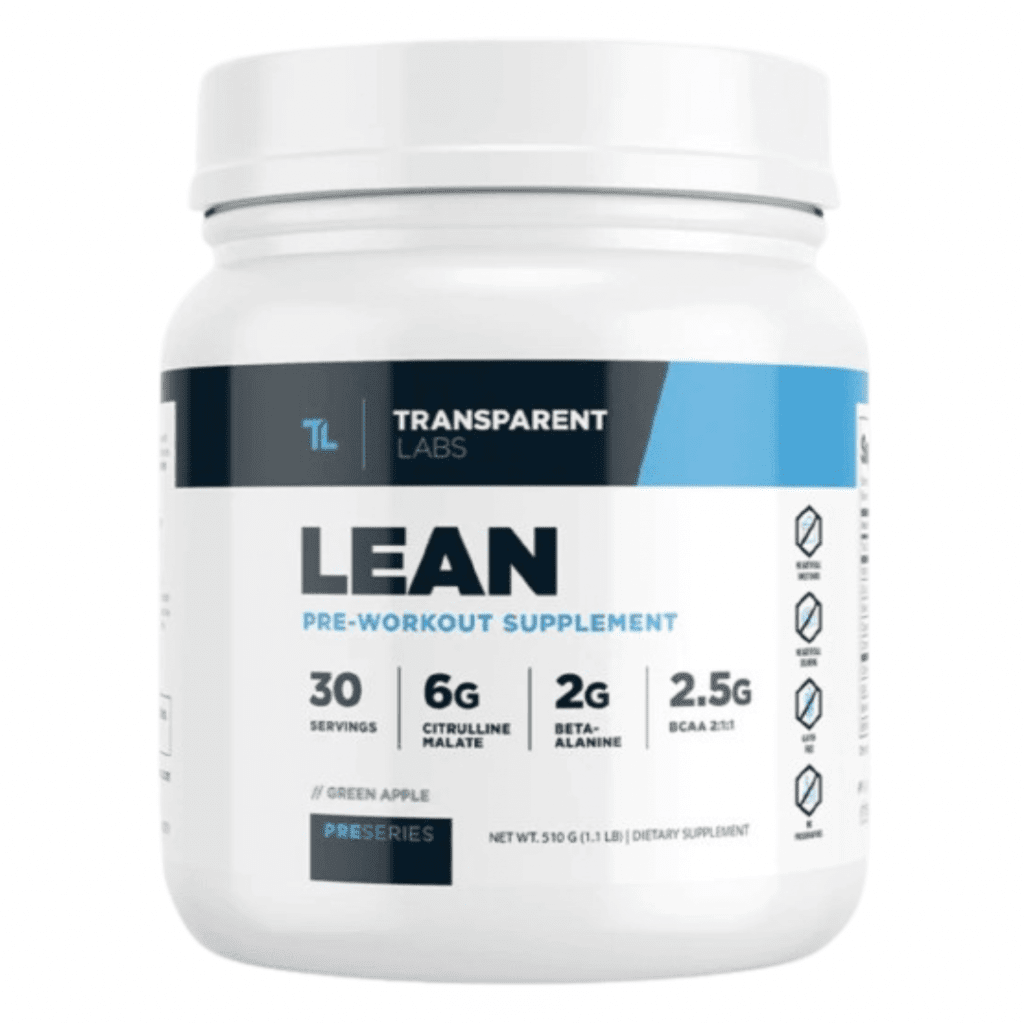 transparent labs lean