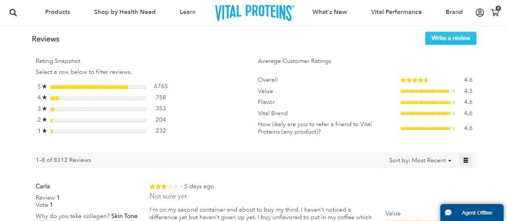 vital proteins reviews