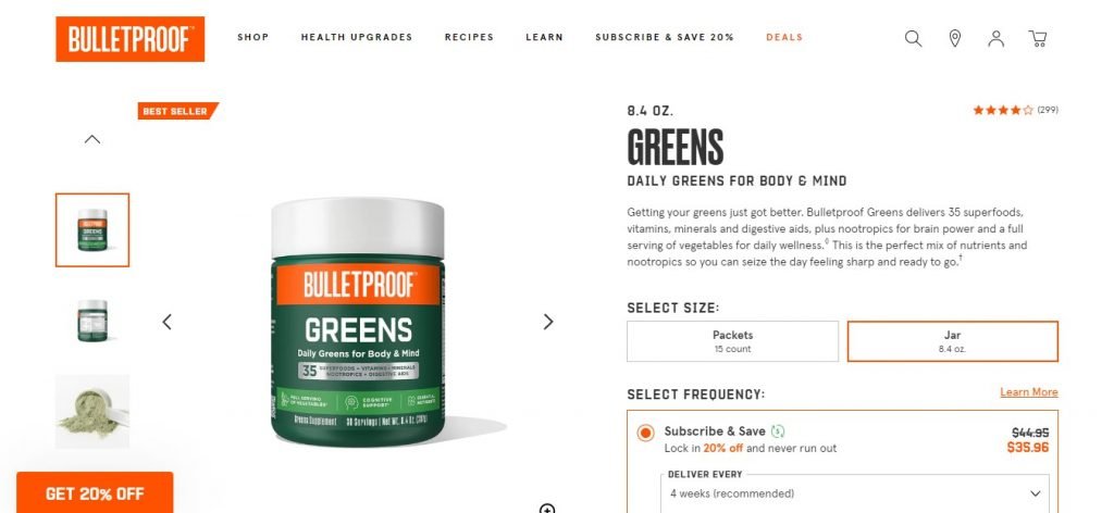 bulletproof greens where to buy