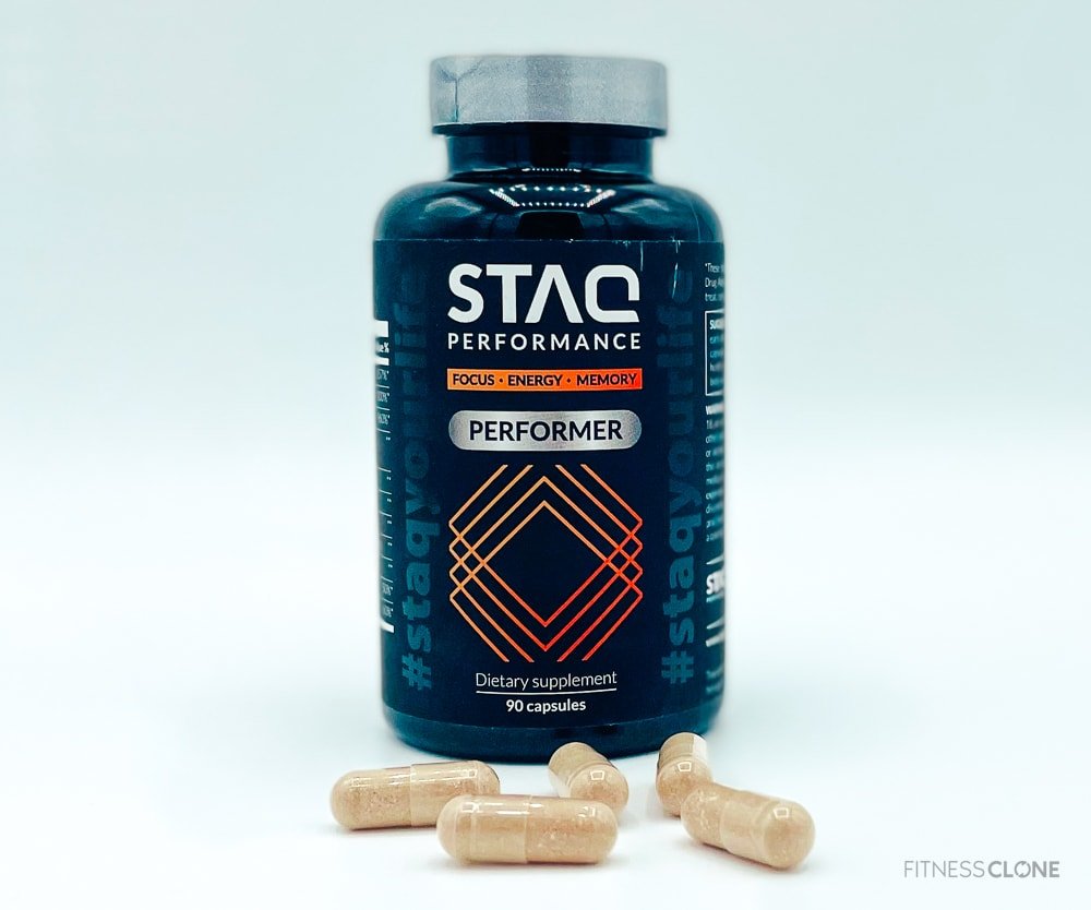 Staq Performer Bottle And Pills
