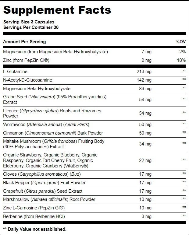 total restore supplement facts