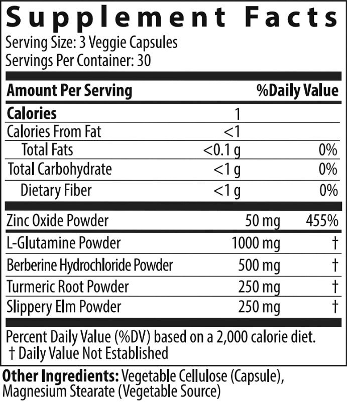 vital restore supplement facts