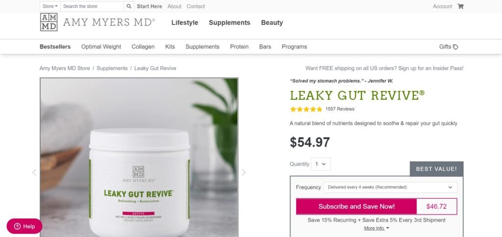 leaky gut revive where to buy
