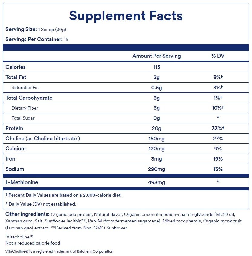 ritual essential protein supplement facts