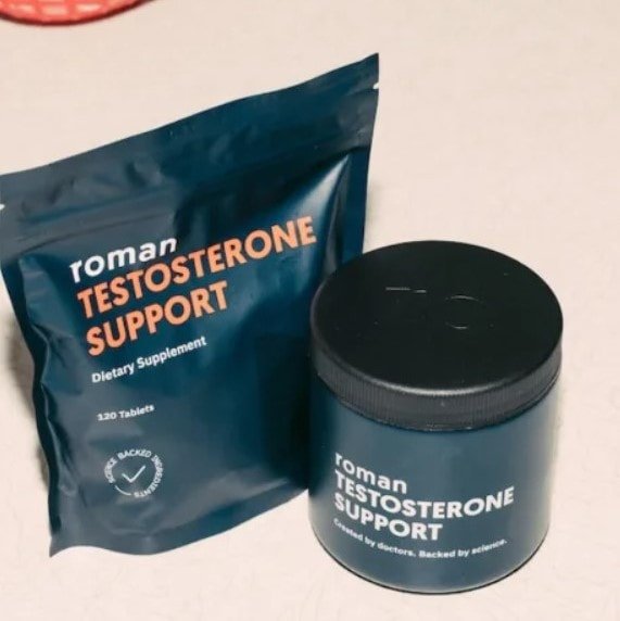roman testosterone support two type of packaging