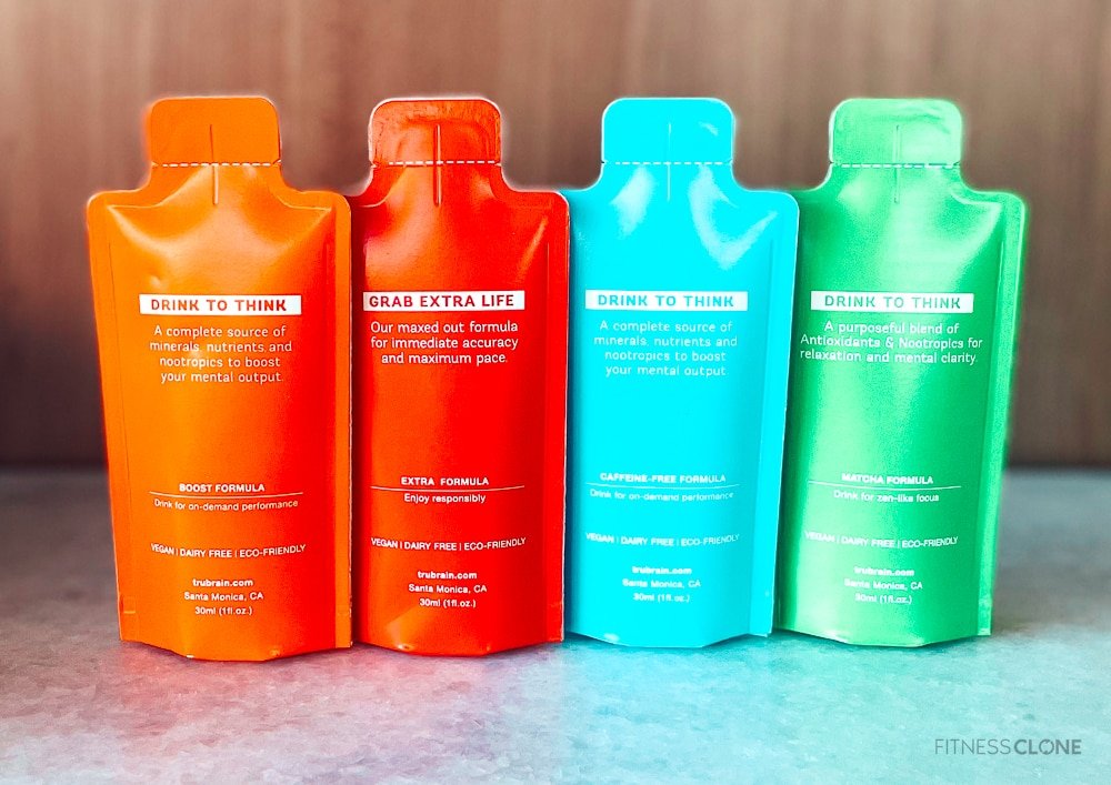 TruBrain Back Labels