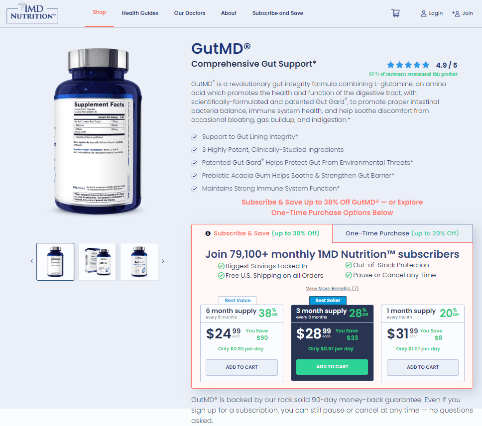 GutMD Website