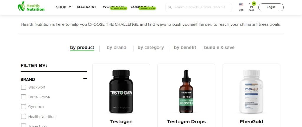 health nutrition limited website