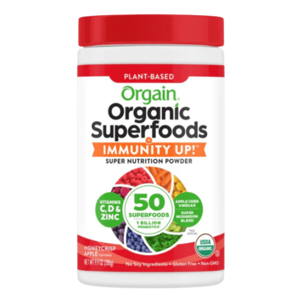 orgain superfoods & immunity up powder