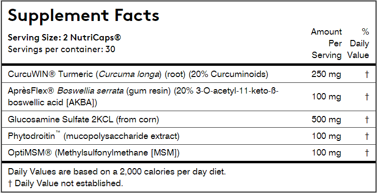 performance lab flex ingredients