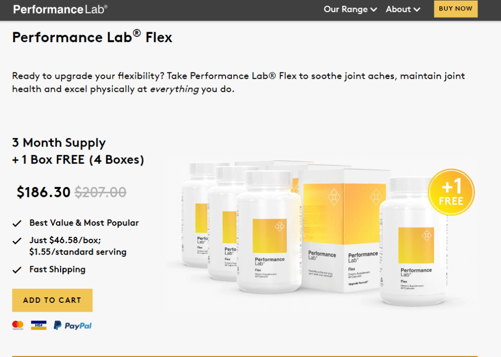 performance lab flex website