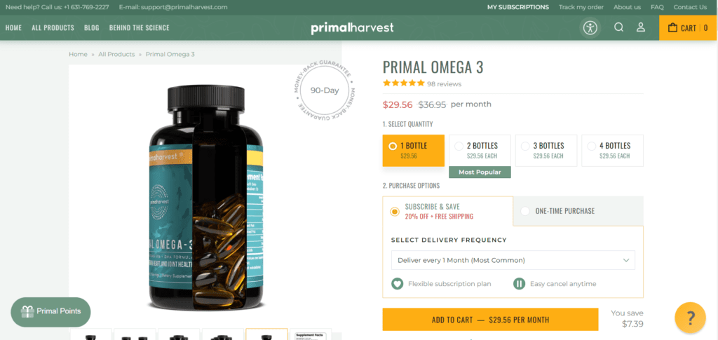 primal omega 3 website