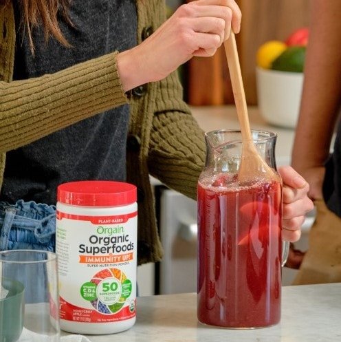 superfoods and immunity up drink mix