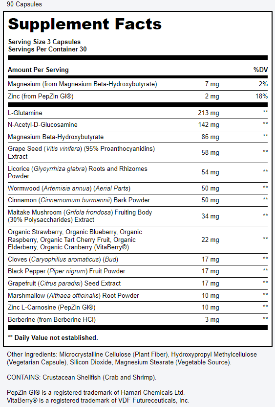 Total Restore Supplement Facts