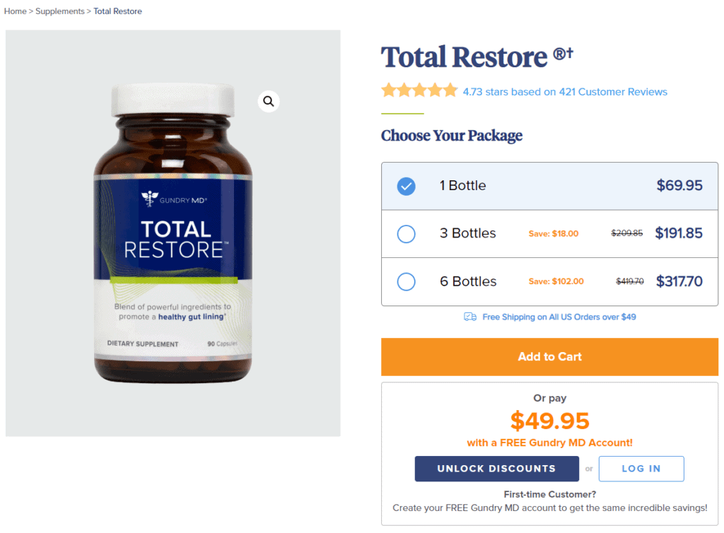 Total Restore Website