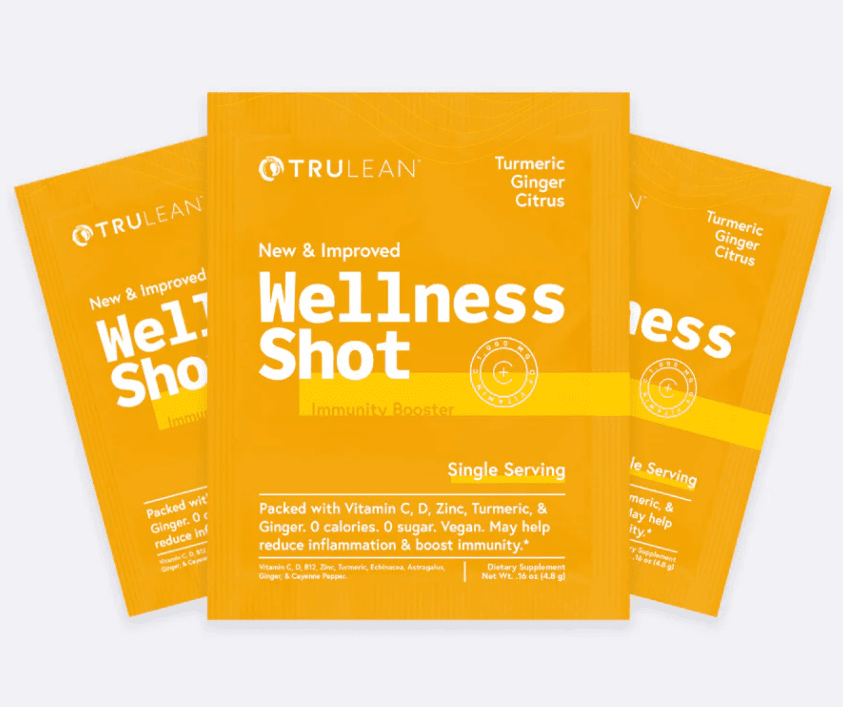 trulean daily immune support wellness shot single shots