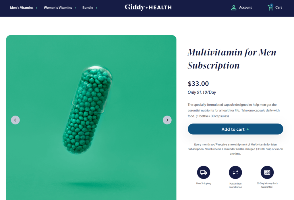 giddy multivitamin for men review website