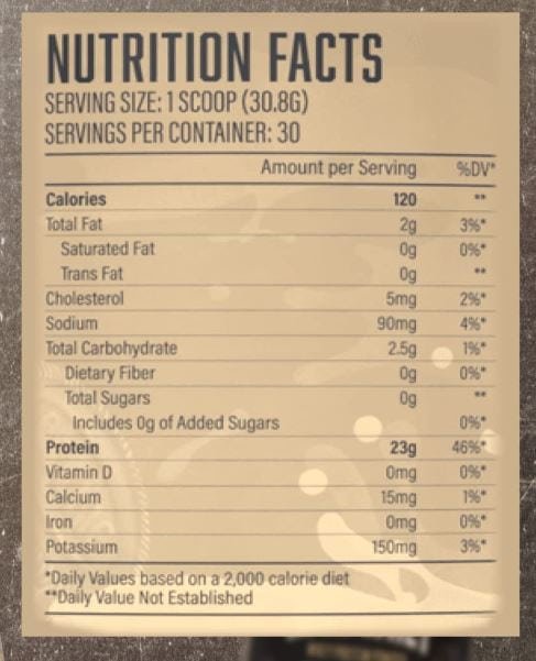 huge whey ingredients