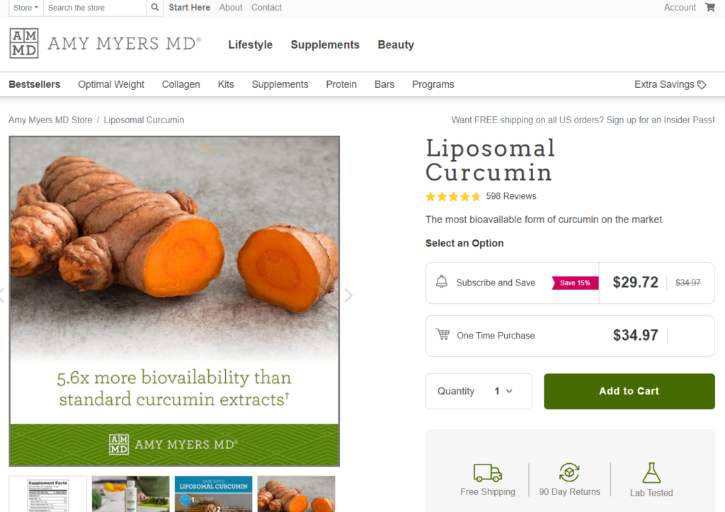 liposomal curcumin website