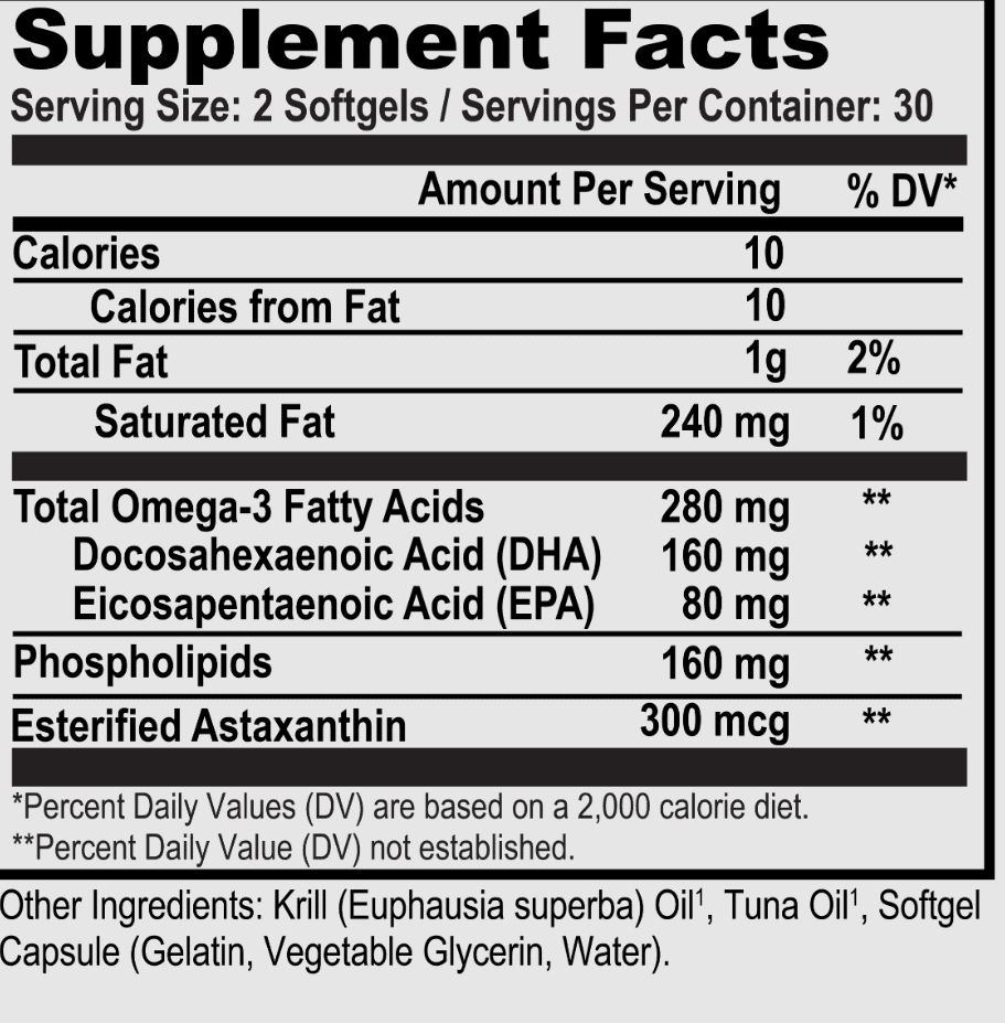 natural stacks max dha krill oil supplement ingredient