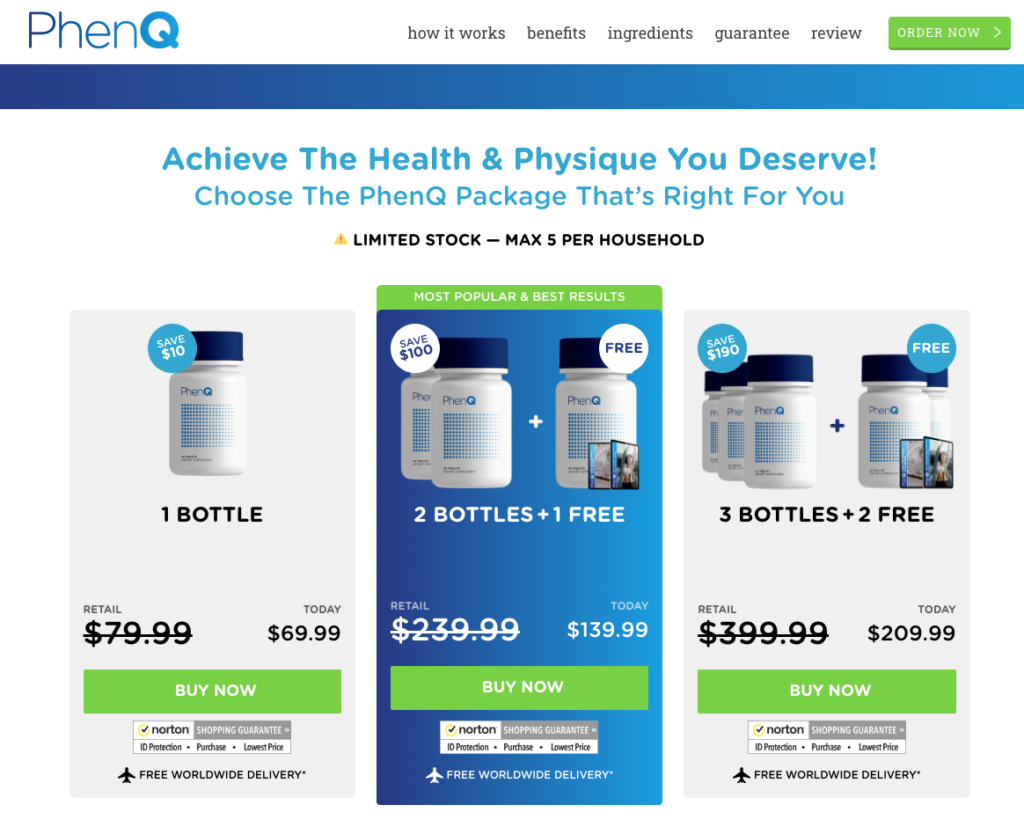 PhenQ Website
