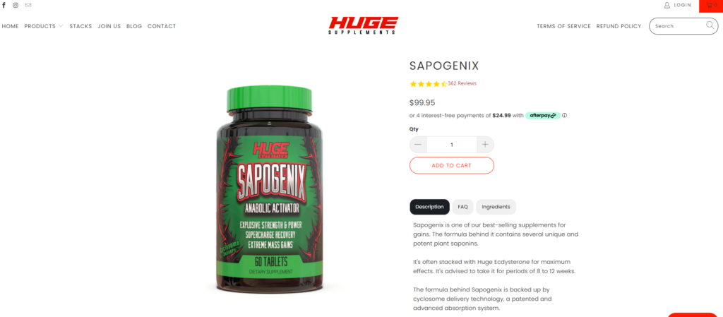 sapogenix website