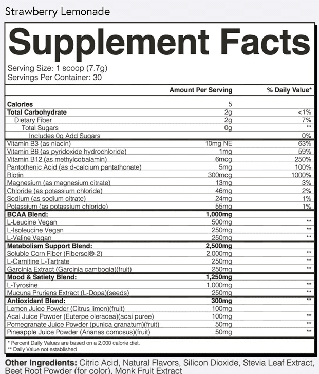 trulean everyday fit water enhancer ingredients