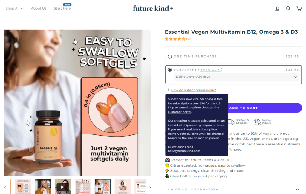 future kind vegan multivitamin website