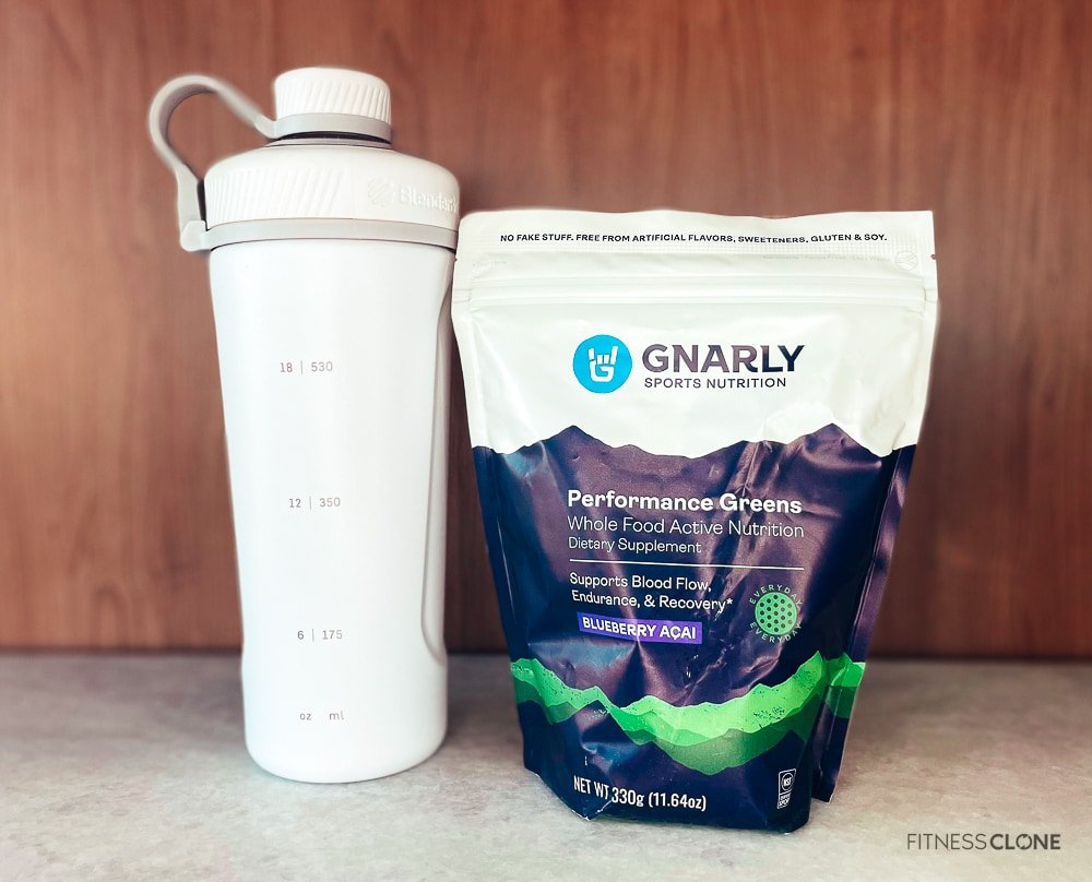 Gnarly Performance Greens And Shaker Bottle