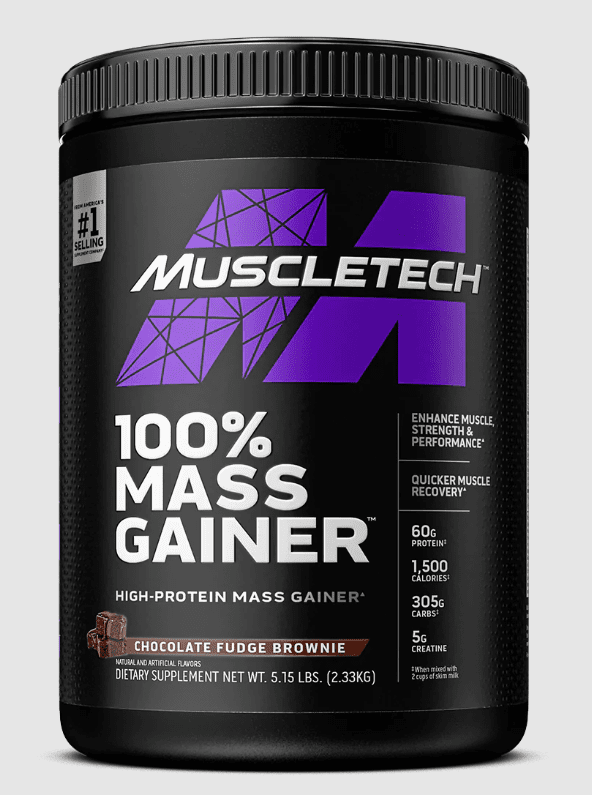 muscletech 100% mass gainer