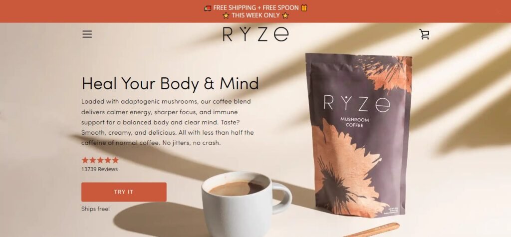 ryze superfoods website