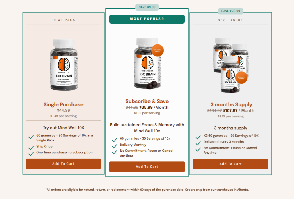10x brain website
