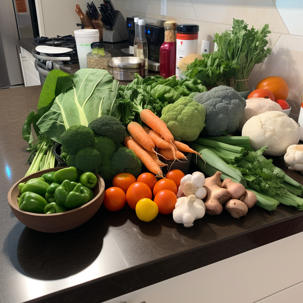 american diet vegetables