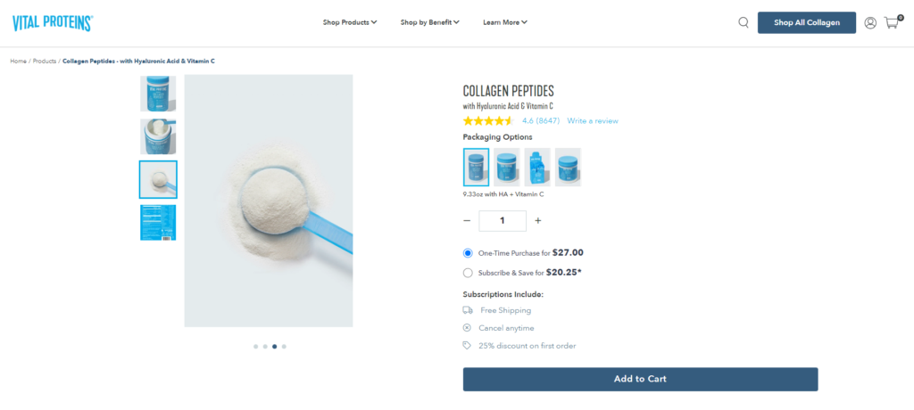 collagen peptides website