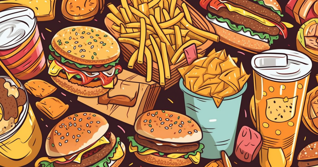 college student fast food