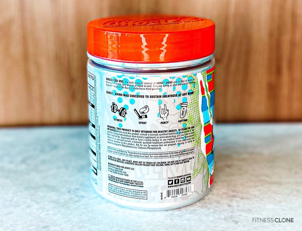 Ghost Amino Label