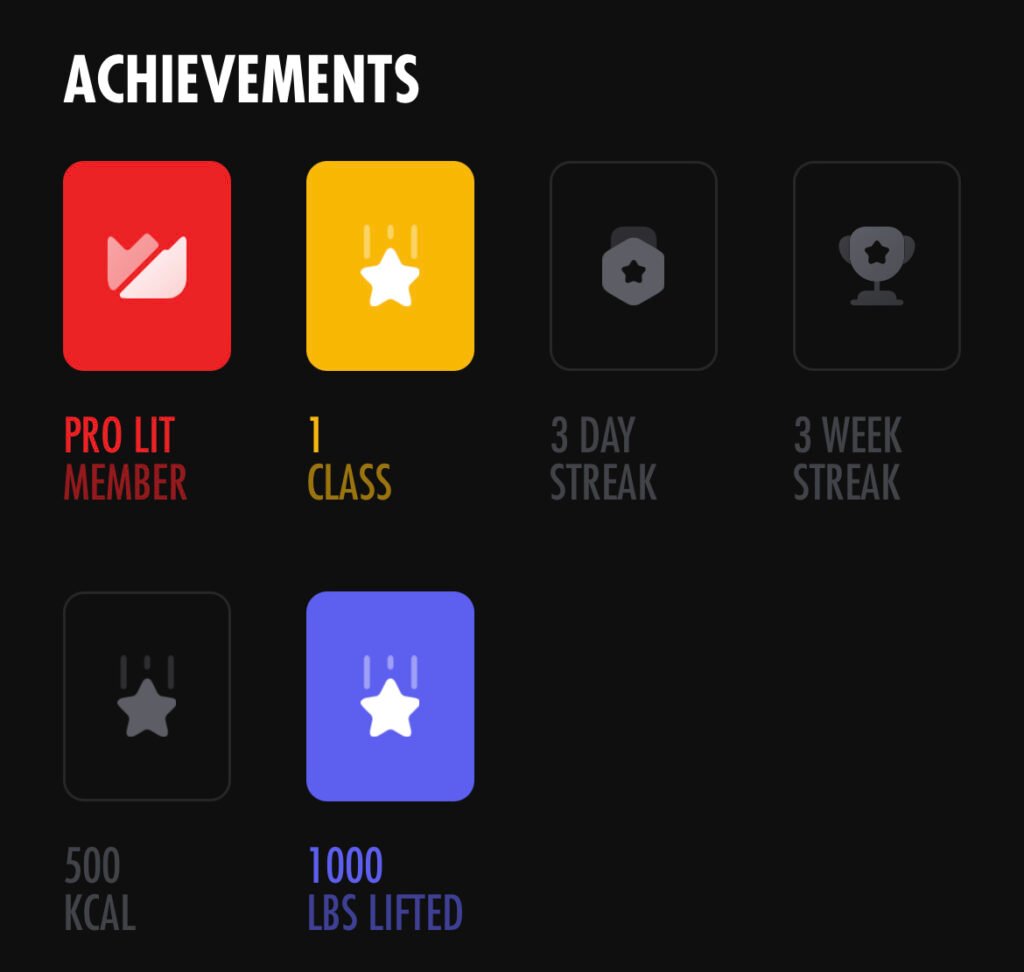 lit app achievments