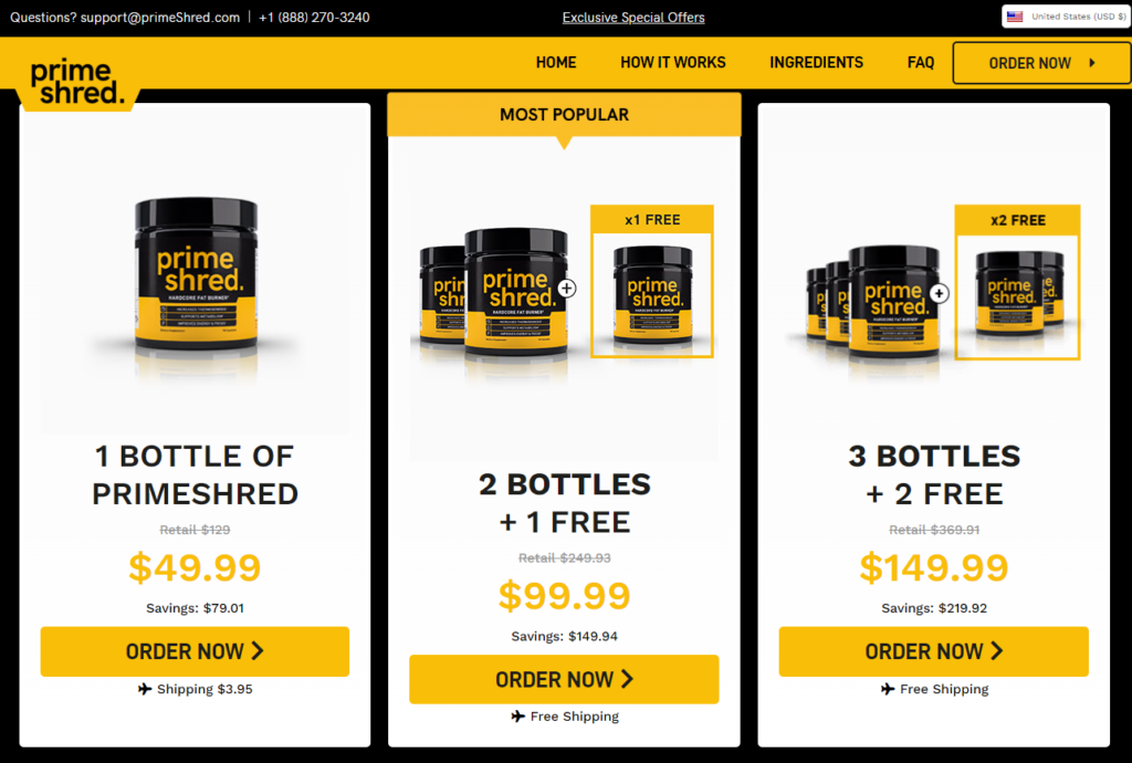 primeshred website