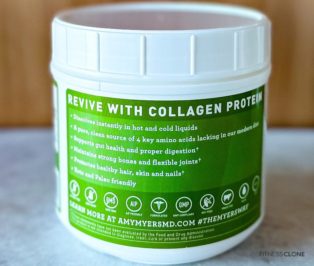 Amy Myers MD Collagen Protein Label