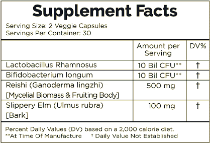 Clear Gut & Immunity Ingredients