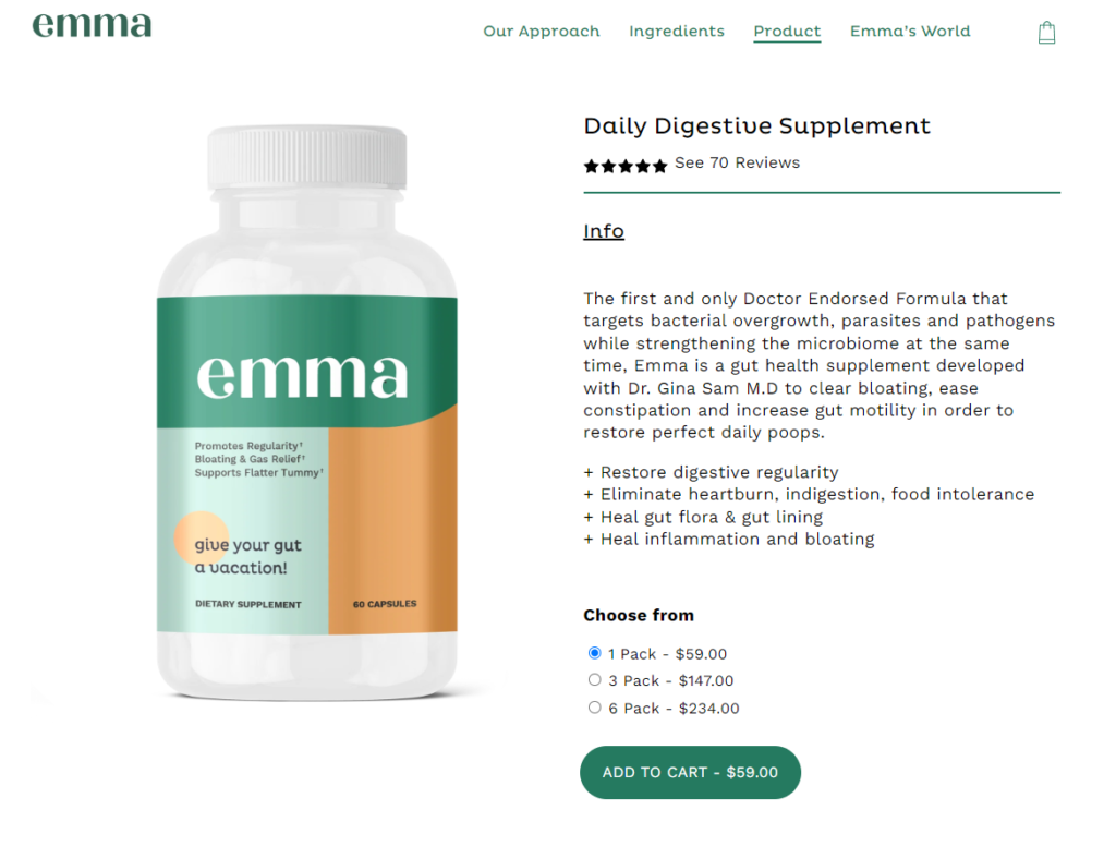 emma relief website