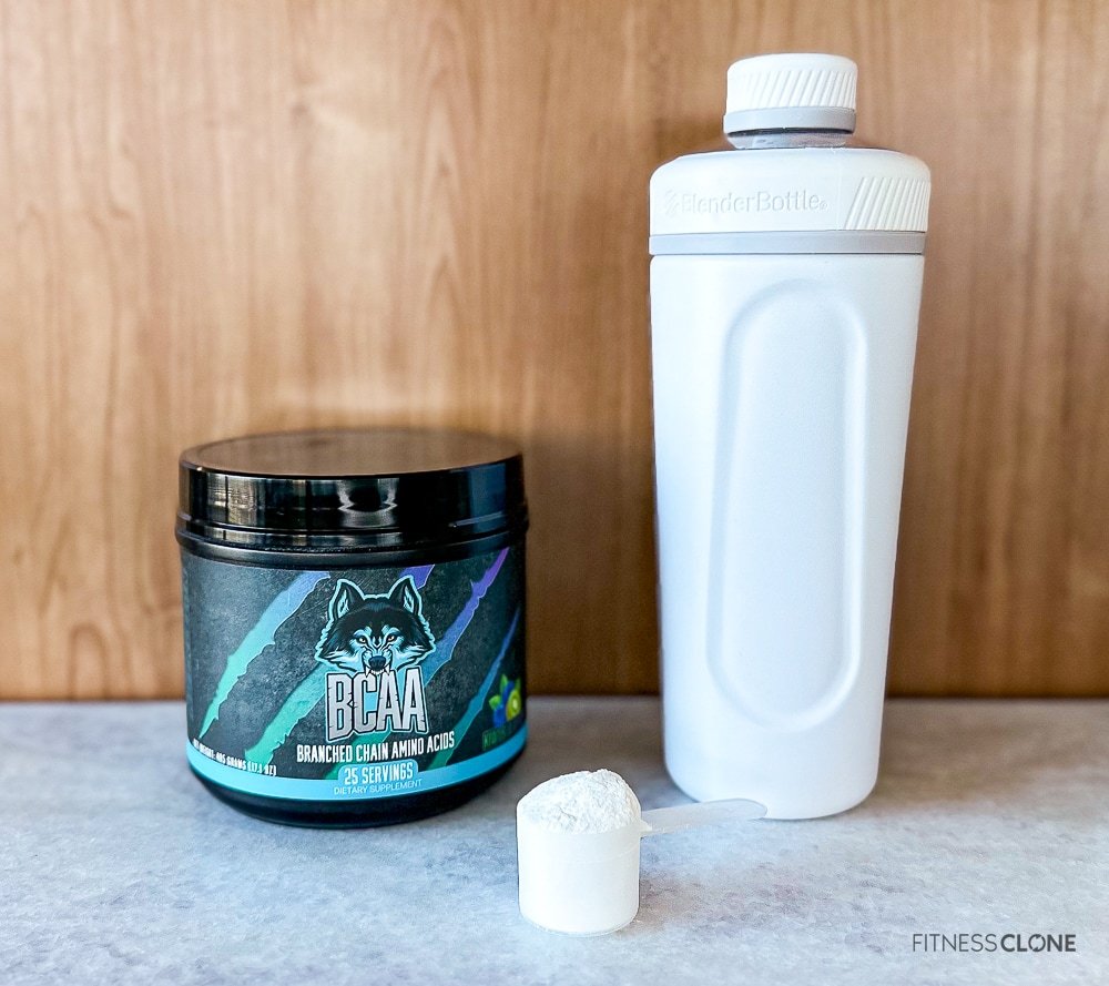 Huge BCAA Bottle And Shaker
