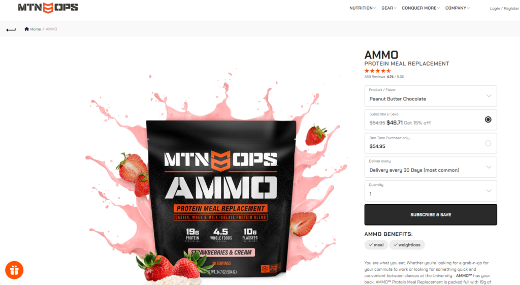 mtn ops ammo website