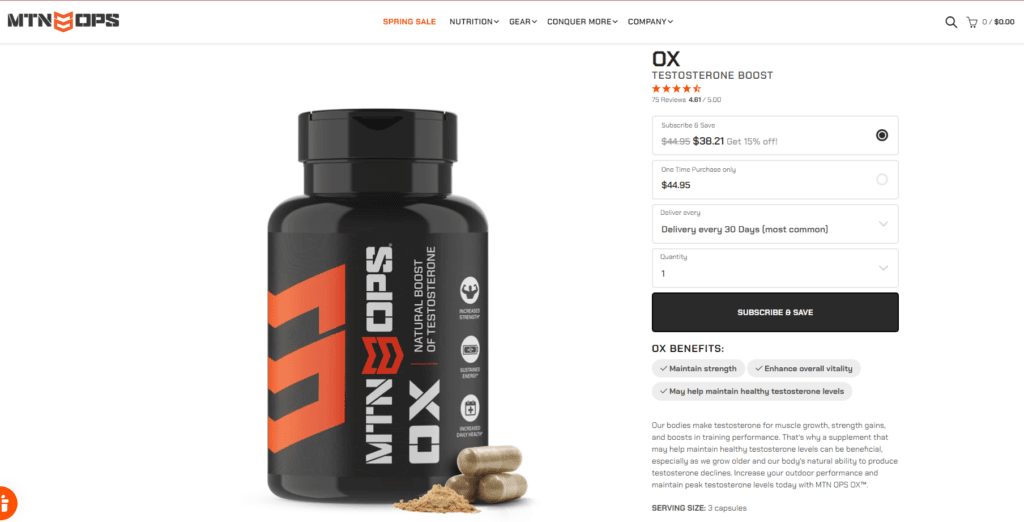 MTN OPS Ox Website