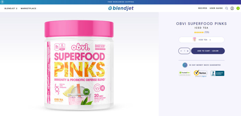 obvi superfood website