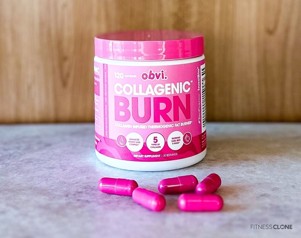 Obvi. Collagenic Burn Bottle And Pills
