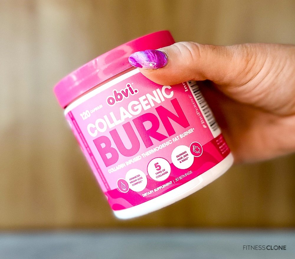 Obvi. Collagenic Burn In Hand