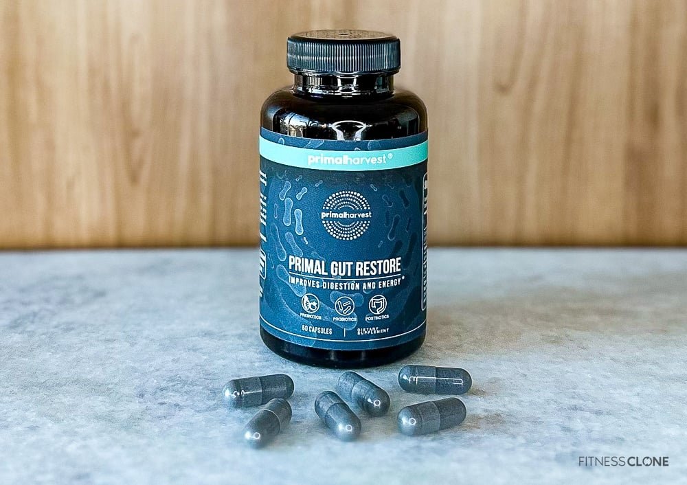 Primal Gut Restore Bottle And Pills