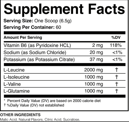 swolverine bcaa ingredients